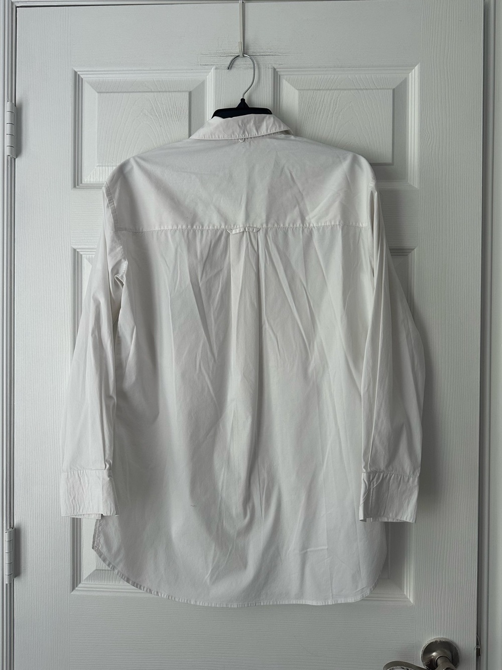 Veronica Beard Lloyd Logo Crest Button Down Shirt in White Size 2 - Picture 3 of 9